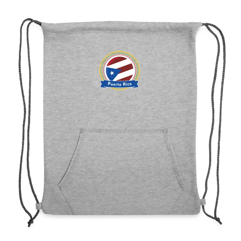 Puerto Rico Happy Holi Color Framed Puerto Rico - Sweatshirt Cinch Bag