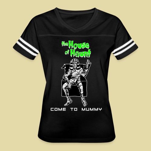 HoH Come to Mummy - Women's V-Neck Football Tee