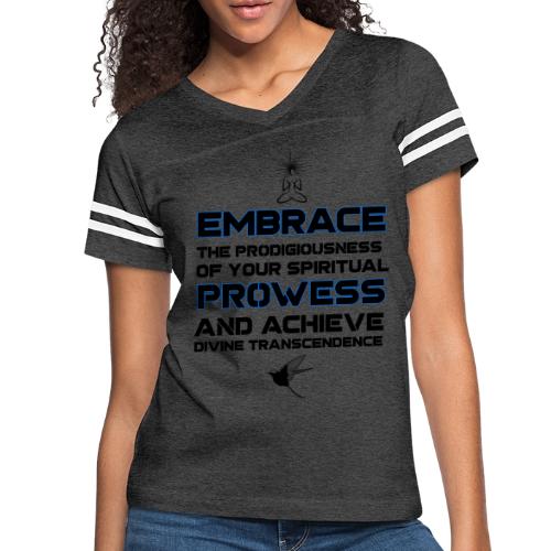 Spiritual Prowess - Women's V-Neck Football Tee