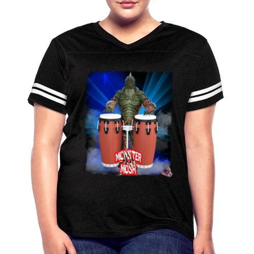 Monster Mosh Creature Conga Player - Women's Vintage Sports T-Shirt