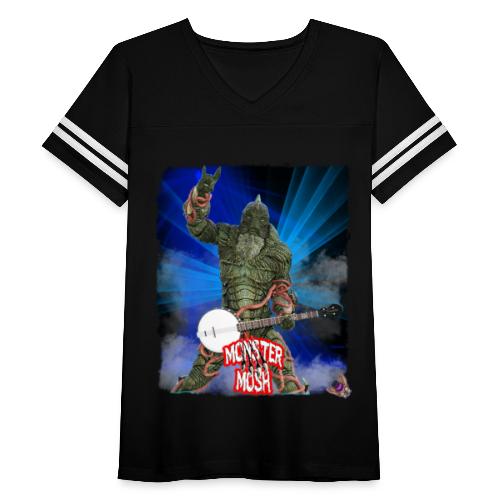 Monster Mosh Creature Banjo Player - Women's Vintage Sports T-Shirt