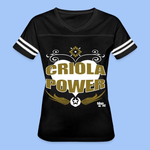 criolapower1 - Women's V-Neck Football Tee