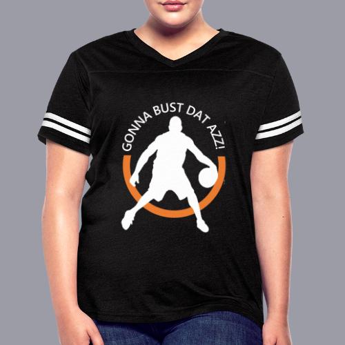 Gonna Bust Dat Azz - Women's V-Neck Football Tee