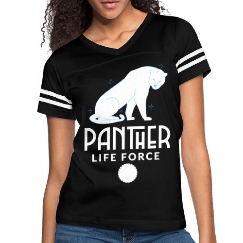 Panther Life Force - Women's V-Neck Football Tee