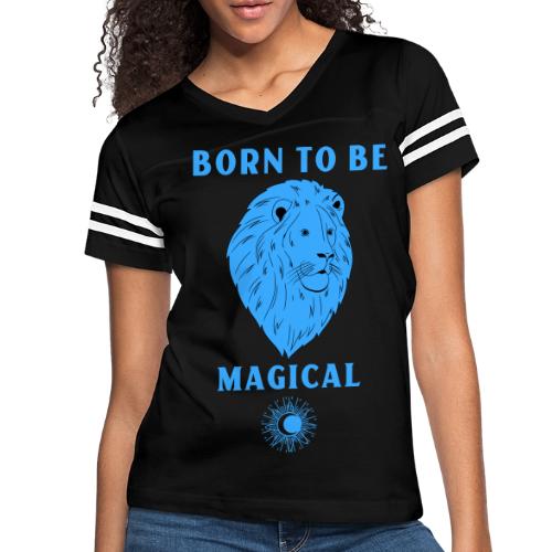 Born To Be Magical - Women's V-Neck Football Tee