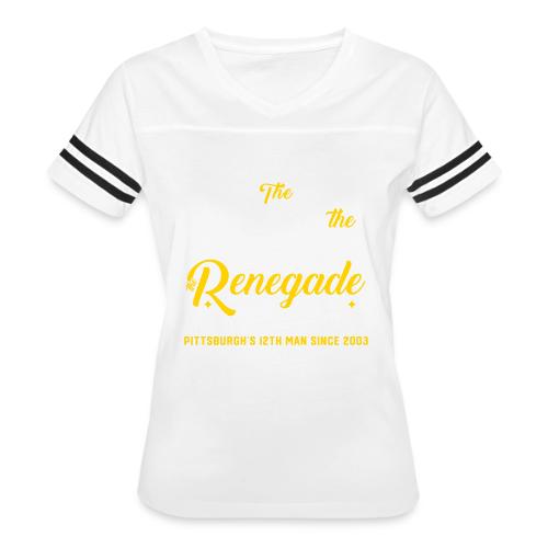 Renegade - Women's V-Neck Football Tee