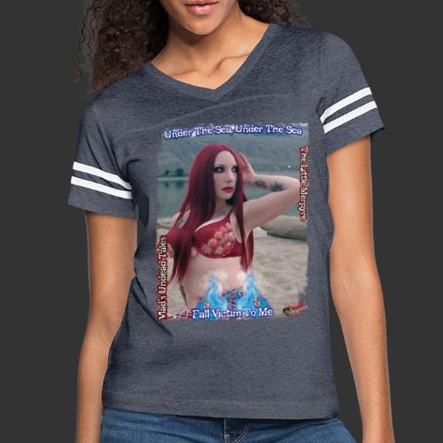 Live Undead Tales: The Little Merpyre 1 - Women's V-Neck Football Tee