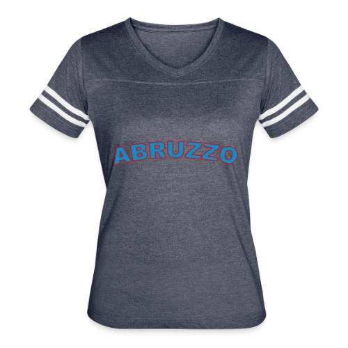 abruzzo_2_color - Women's V-Neck Football Tee
