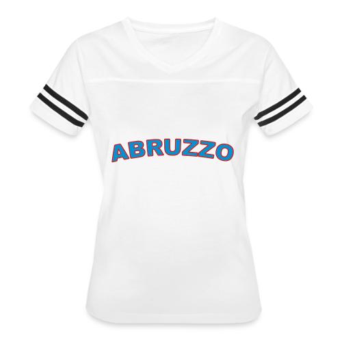 abruzzo_2_color - Women's V-Neck Football Tee