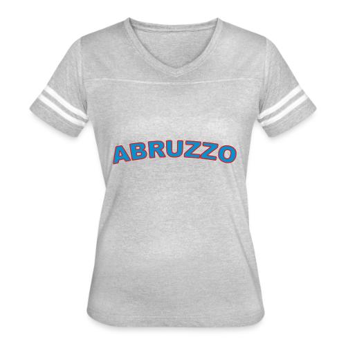 abruzzo_2_color - Women's V-Neck Football Tee