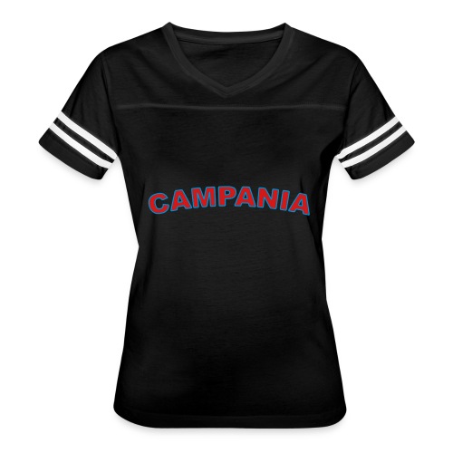 campania_2_color - Women's V-Neck Football Tee