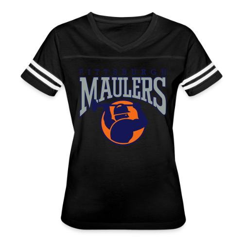 Pittsburgh Maulers - Women's V-Neck Football Tee