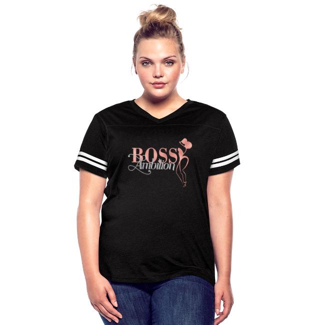 Women Boss Ambition Tshirt Glitter
