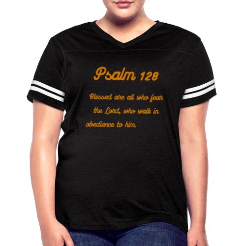 Bible Verse shirts - Women's V-Neck Football Tee