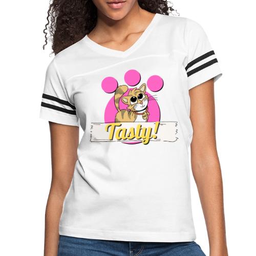 TomoTees Tasty - Women's V-Neck Football Tee