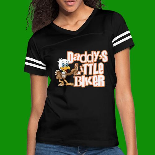 Daddy's Little Biker - Women's Vintage Sports T-Shirt