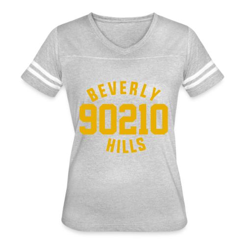 Beverly Hills 90210- Original Retro Shirt - Women's V-Neck Football Tee