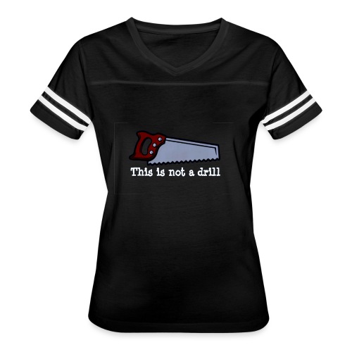 THIS IS NOT A DRILL - Women's V-Neck Football Tee