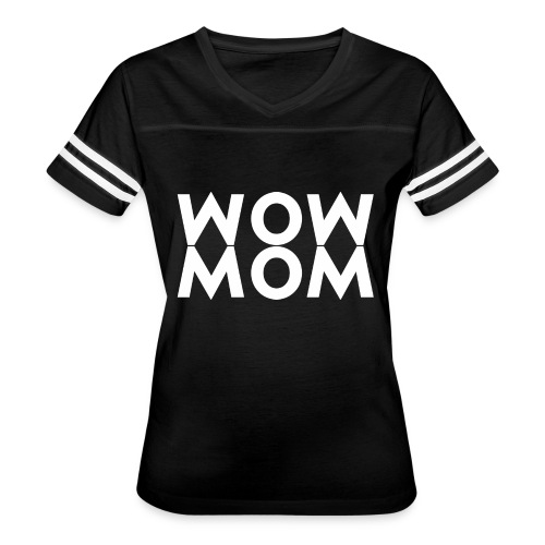 Wow Mom - Women's Vintage Sports T-Shirt