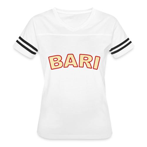 bari_2_color - Women's V-Neck Football Tee