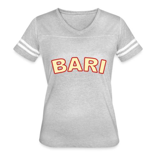 bari_2_color - Women's V-Neck Football Tee