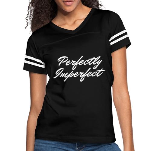 Perfectly Imperfect Merch - Women's V-Neck Football Tee