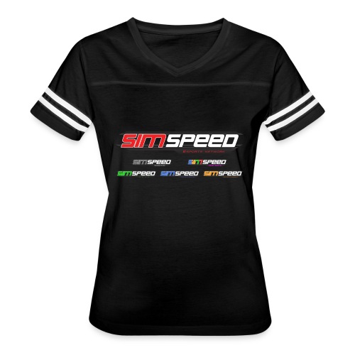Sim Speed Logos 2000px - Women's Vintage Sports T-Shirt
