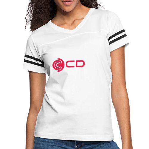 CD3D Transparency White - Women's Vintage Sports T-Shirt