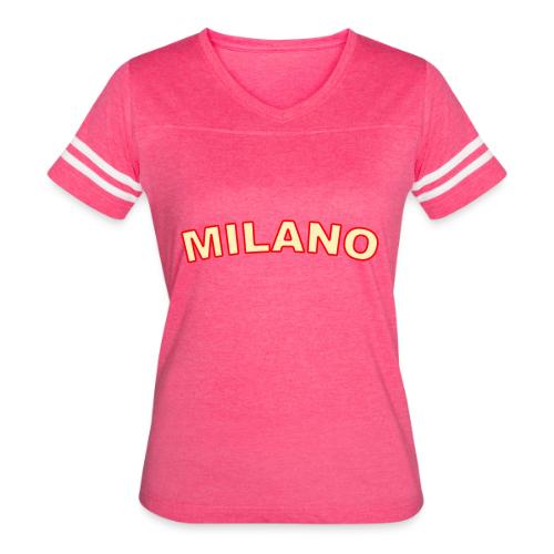 milano_2_color - Women's V-Neck Football Tee