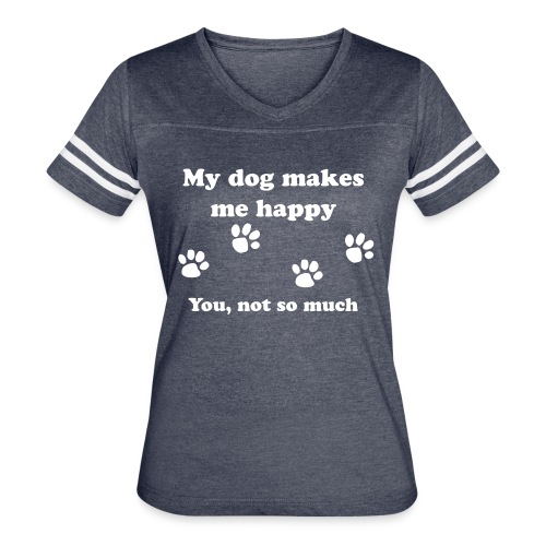 dog_happy - Women's Vintage Sports T-Shirt