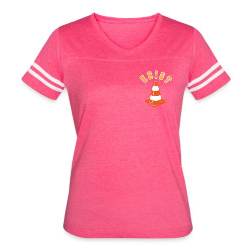 HOIST - Women's V-Neck Football Tee