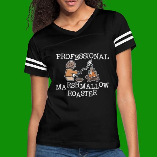 Professional Marshmallow roaster - Women's V-Neck Football Tee