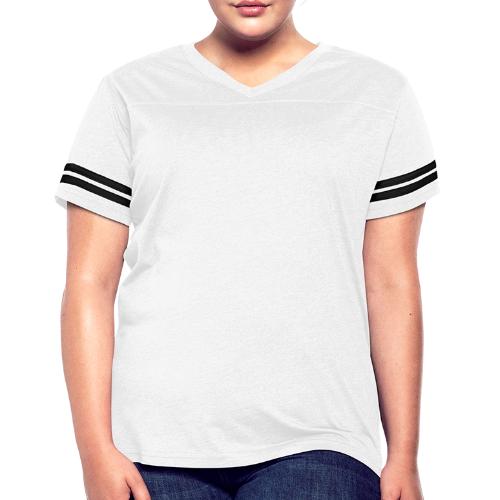 Quit in white - Women's V-Neck Football Tee