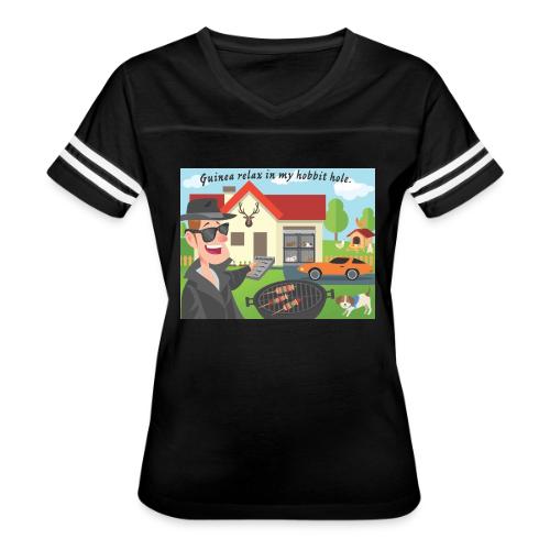 The Servant Automator - Women's V-Neck Football Tee