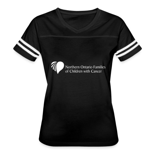 Northern Ontario Families of Children with Cancer - Women's V-Neck Football Tee