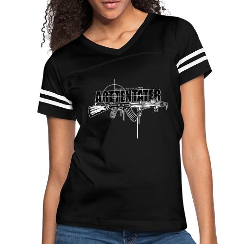 Arttentäter 4 - Women's V-Neck Football Tee