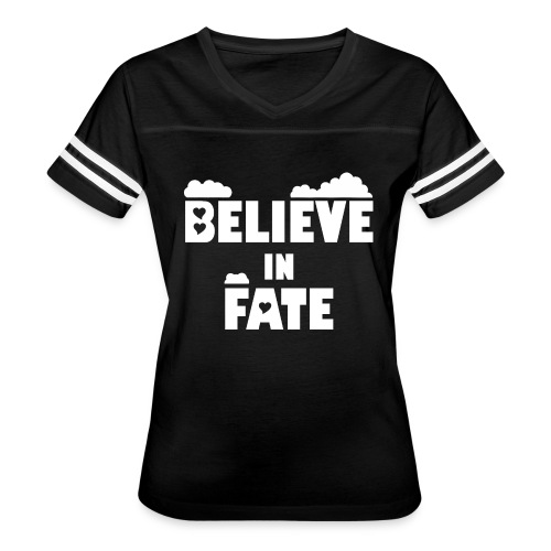 Believe In Fate | Mike Fate - Women's V-Neck Football Tee