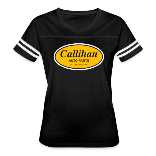 Callihan Auto Parts - Women's V-Neck Football Tee