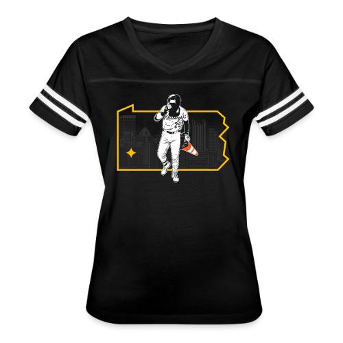 Fear The Cone - Women's V-Neck Football Tee
