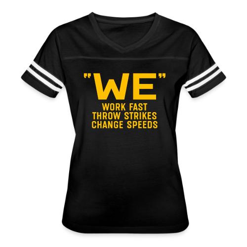 WE 1988 - Women's V-Neck Football Tee