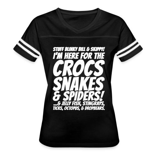 Crocks snakes and spiders shirt - Women's Vintage Sports T-Shirt