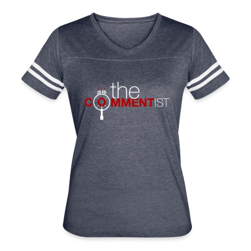 The Commentist Logo - Women's Vintage Sports T-Shirt