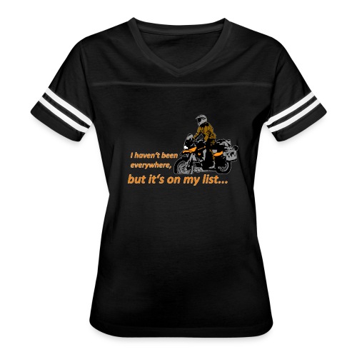 Dualsport it's on my list (for darkcolored shirts) - Women's V-Neck Football Tee