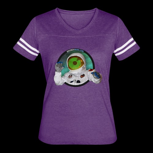 Spaceboy Music Logo - Women's Vintage Sports T-Shirt