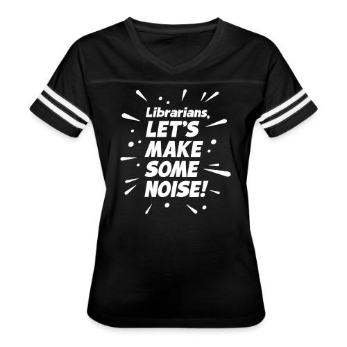 Make Some Noise - Women's V-Neck Football Tee