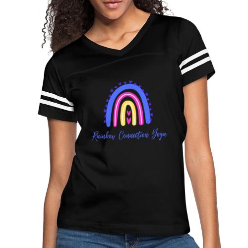 Rainbow Connection Yoga t shirt - Women's V-Neck Football Tee