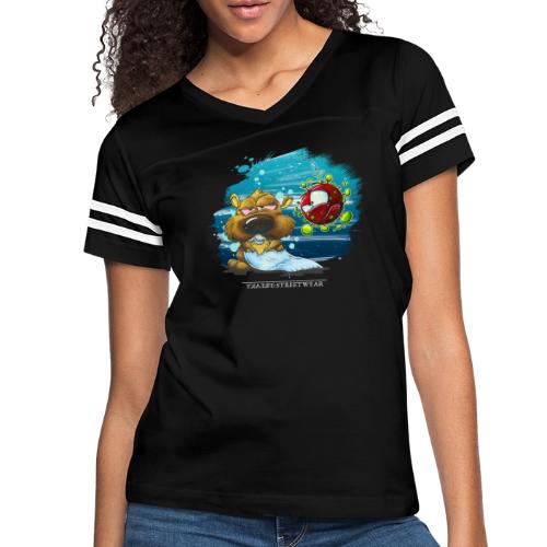 the tragic of life - Women's V-Neck Football Tee
