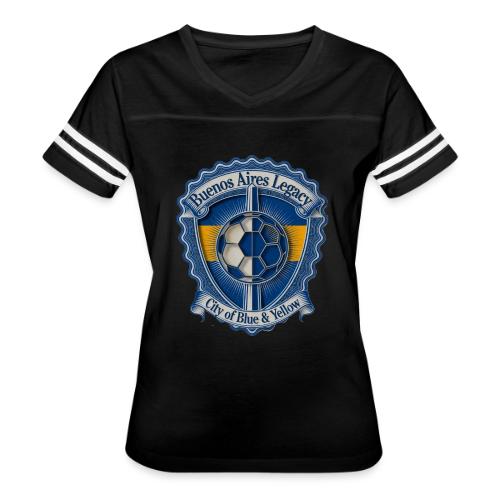 Buenos Aires Legacy T Shirt, Soccer City Pride Gif - Women's V-Neck Football Tee