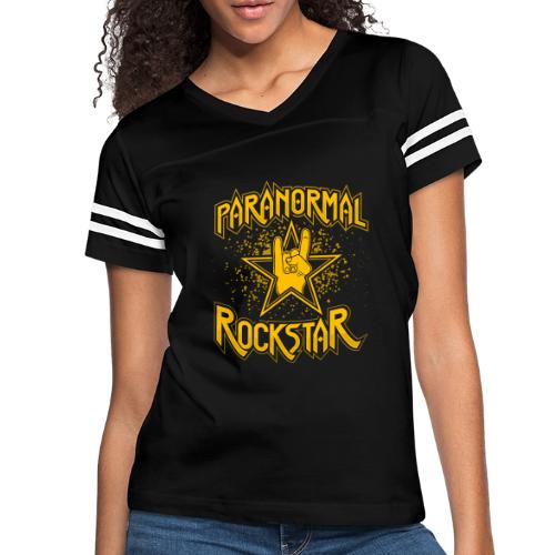 Paranormal Rockstar - Women's V-Neck Football Tee