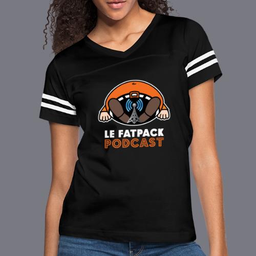 TB (1 logo) - T-shirt col V Football pour femmes
